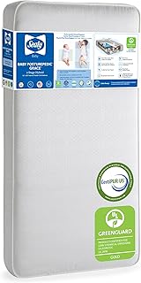 Sealy Baby Posturepedic Grace 2-Stage Hybrid Crib Mattress and Toddler Mattress, 51.63 x 27.25