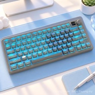Pbt Cap Mechanical Keyboard ev63 Magnetic Axis Spaceman Translucent 139k Positive Key Engraving
