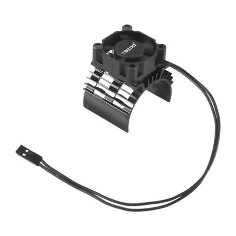 B16C-Motor Heatsink Cover Cooling Fan For Wltoys 144001 124019 124018 124016 104001 RC Car 540 550 3