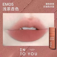 Son Môi into YOU Lip Mud Air Can EM08 Son Bóng Dạng Bột Lâu Trôi Dành Cho Nữ Son Môi Dưỡng Ẩm Son Mô