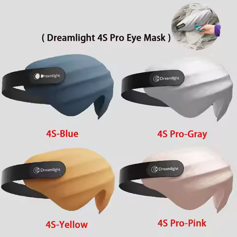 Dreamlight 4S Eye Mask Sleep 3D Stereoscopic Sleep Aid for Male Women Adult for Sleeping Block Out L
