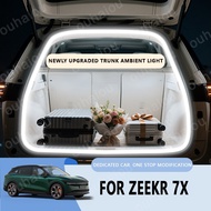 Rear Trunk LED Light Bar Strips Trunk Interior Decorative Lamp Strip Fit FOR ZEEKR 7X