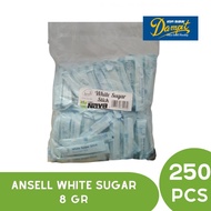 Ansell White Sugar 250 Stick x 8 gr Ansell White Sugar 250 x 8 gr Ansell White Sugar Gula Gula Putih