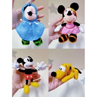 Preloved soft toy D22 Pluto Mickey Mouse Summer Splash Rain Plush Minnie Mouse plush doll plushie