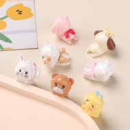 7pcs 3D Cat Resin Charms for DIY (6-234)