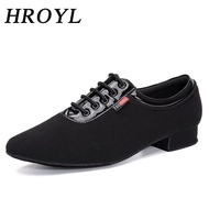 【On Sale】 Men Dance Shoes For Latin Low Heel 2.5cm Standard Ballroom Dancing Shoes For Man Jazz Tango Dancing Sneakers Rubber Soft Sole