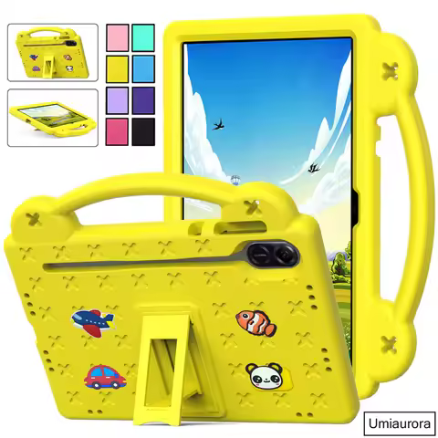 For Huawei MatePad SE 11 10.4 11.5S 11.5 inch 2025 T5 T8 T10S Kids Cartoon Handle Stand Tablet Case