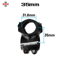 สเต็มจักรยานอลูมิเนียม UNO 0 degree ยาว 35มม. 45มม.