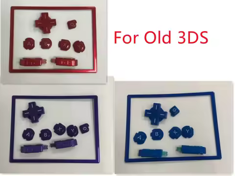 Original New for 3DS Direction Button D Pad ABXY Power Button LR Button Bottom Lcd Frame Set for Sma