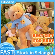 Teddy Bear Stuffed Complete Skin Coat Soft Plush Kid Doll Gift anak patung besar Lover Birthday mura