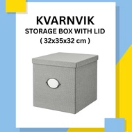 IKEA KVARNVIK Storage Box With Lid ( 32x35x32 cm )