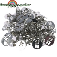 LANFYGOODS 100Pcs Candle Manufacturing Bases, Height about 0.7 cm/0.18 inch 2.3 cm/0.91 inch in diam