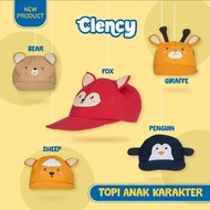 Clency animal character children's hat 3-5Y