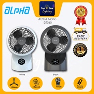 ALPHA Motto - DT360 Desk Fan 7 Inch with 3 Blades (4 Speed Remote)