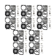 10pcs RB-41 Carburetor Diaphragm Repair Kit for 20T 021 023 025 FS300 FS350 Zama C1Q-S16A C1Q-EL21 C