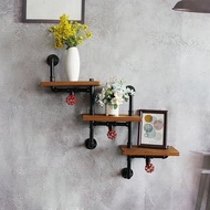 美式工業風置物架水管架子牆上裝飾收納架