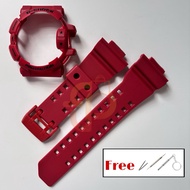 Strap Bezel Matte Red Replacement Gshock for GA400 GBA400 GBA GA 400 free tools & springbar