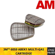 3M™ Gas and Vapour Filter, ABEK1, 6059 ( 1 Packet)
