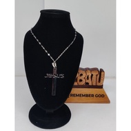 Jesus SS Cross Chain Necklace