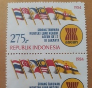 perangko koleksi : republik indonesia 1984 sidang tahunan menlu asean