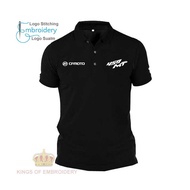COTTON Baju Polo Classic T Shirt logo Embroidery CFMOTO 450MT Dirt Bike Motorcycle Motocross Off Roa