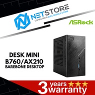 ASRock DeskMini B760/AX210 Barebone - 90BXG4E01-A21IA0W