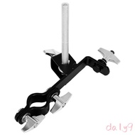 DLAY Metal Cowbell Holder Clamp Drum Tambourine Support Clip Adjustable Cowbell MountIng Bracket Cla