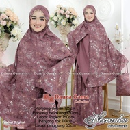 Mukena Dewasa Motif Crinkel Plus Tas Traveling Nirmala By Daura Gama