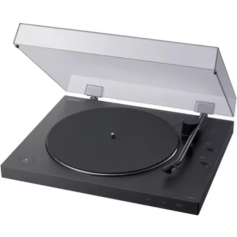 PS-LX310BT Belt Drive Turntable: Fully Automatic Wireless Vinyl Record Player with Bluetooth and USB