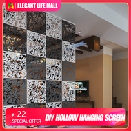 Hollow Hanging Screen Curtain Room Divider Partition Plastic Divider Wall Home Decor