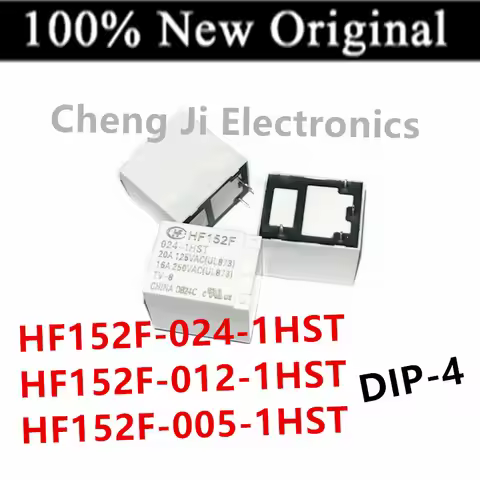 10PCS/Lot HF152F-024-1HST 、HF152F-012-1HST 、HF152F-005-1HST 、HF152F/009-1HST New power relay HF152F/