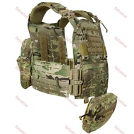 1000D Nylon Laser Cut Molle Quick Release Vest Plate Carrier With Molle Pouch Storage Bag And Mini H