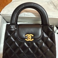 CHANEL KELLY 黑金 油蠟牛皮