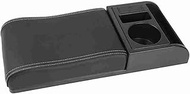 Jinlyp Car Armrest Pad Cover Center Console PU Leather Storage Soft Universal Support Elbow Cushion