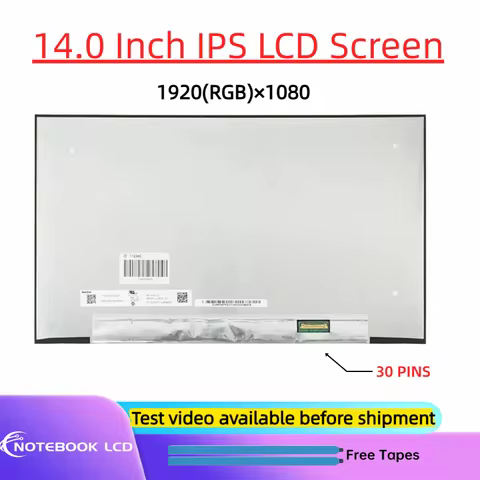 14.0" B140HAN06.7 N140HCG-GE1 For HP H/W C3 P/N: L72970-J93 Screen LCD Matrix 1920X1080 FHD IPS 30 P