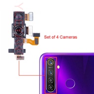 กล้องหน้าหลังของแท้สำหรับ Realme 5 Pro/ Realme Q อะไหล่หลักสายเคเบิลงอได้โมดูลกล้อง