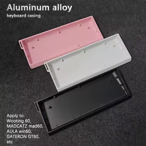 NEW H60 Aluminum Alloy Case Custom CNC Mechanical Keyboard Shell for Wooting MAD60 AULA WIN66 GATERO