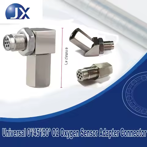 Durable 0°/45°/90° Oxygen Sensor Adapter Connector Universal M18X1 5 Thread Multi Angle Design for L