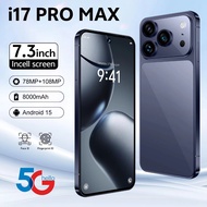 Global version I17 Pro Max 7.3-inch large screen 16GB+1TB Android smartphone