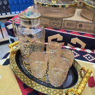 Pero Nova Glass Kettle With Cup Set of 4 - Teko Kaca Premium dengan Gelas Isi 4