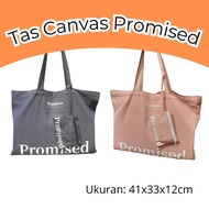 Promised Canvas Bag 41x33x12cm