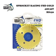 SPROCKET RACING FHD GOLD (R) 428-39T RS150 / 428-39T RXZ / 428-39T Y15ZR / 428-40T RS150 / 428-40T R