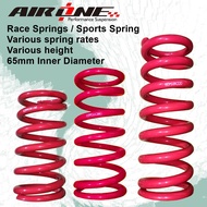 AIRONE 65mm Adjustable coil spring,race spring,coilover spring (Harga untuk satu piece ) Air One