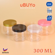 300ml Plastic Balang+Airtight Stopper - Used ChocoJar Spice Kuih Raya Balang
