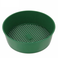 Soil Sifting Pan Green Garden Potting Mesh Sieve Garden Mesh Screen Soil Stone Sieve Potting Sieve Bonsai Gardening Tool Seeder Tool presents