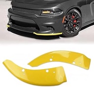 Front Bumper Lip Splitter Protector Compatible with Dodge Charger Hellcat/SRT 392 / Pack/RT Pack/GT/
