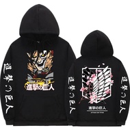 Japan Anime Eren Jaeger Attack on Titan Hoodie Autumn Winter Men Women Fashion Manga Sweatshirt Oversized Hoodies Long Sleeves XS-4XL