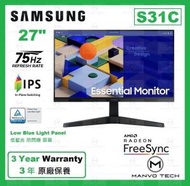 Samsung - 27" S31C IPS 全高清 顯示器 (LS27C310EACXXK)
