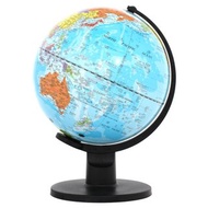 SkyGlobe 10吋行政藍色海洋塑膠地球儀-無燈