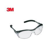 3M แว่นตากันลม NUVO 11411 เลนส์ใส สำหรับใส่ขับรถ หรือหลังผ่าตัดตา ป้องกัน UV99%